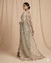 Pista Green Elegant Saree with Intricate Zari Embroidered Detailing